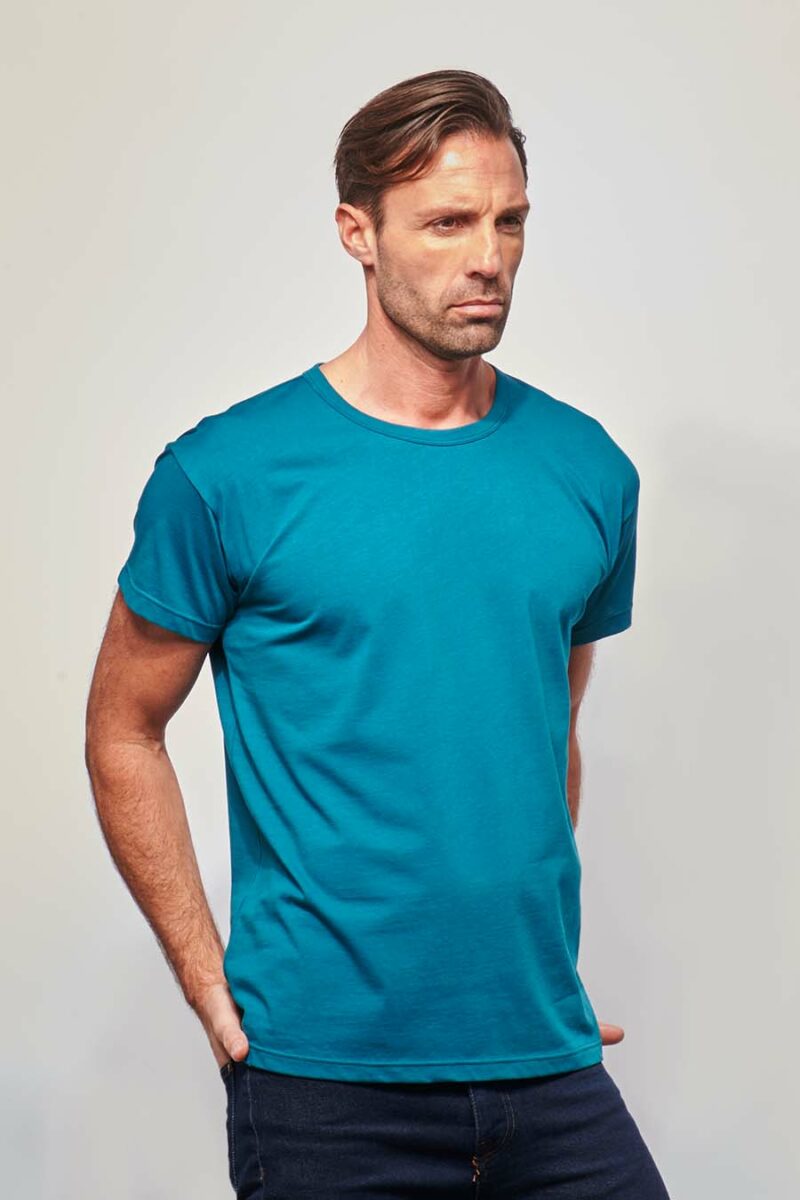 T-shirt classique homme made in France pétrole - FIL ROUGE
