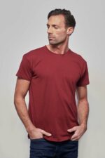 Tee-shirt classique Homme made in France bordeaux - FIL ROUGE