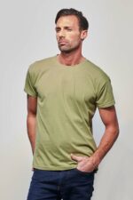 Tee-shirt classique Homme made in France kaki - FIL ROUGE