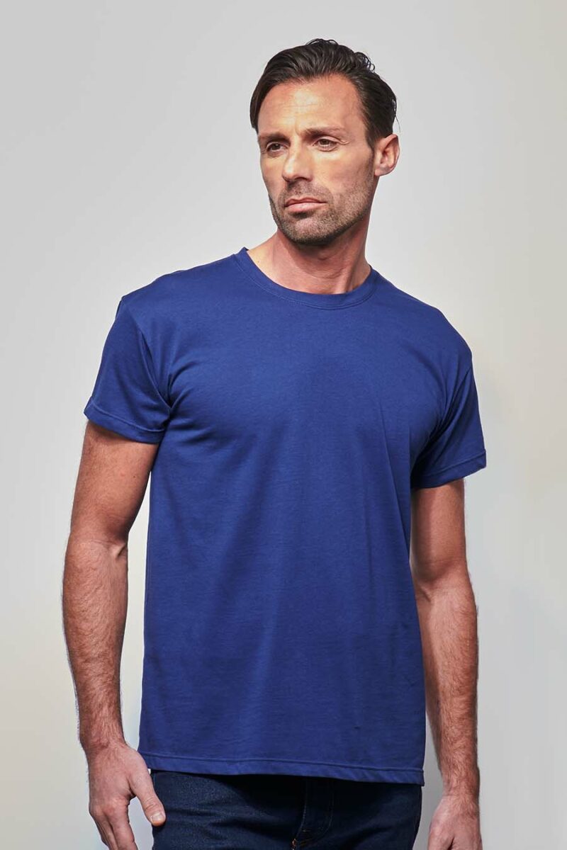 Tee-shirt classique Homme made in France marine - FIL ROUGE