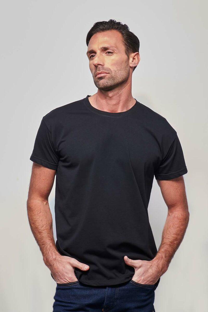 Teeshirt homme classique made in France noir - FIL ROUGE
