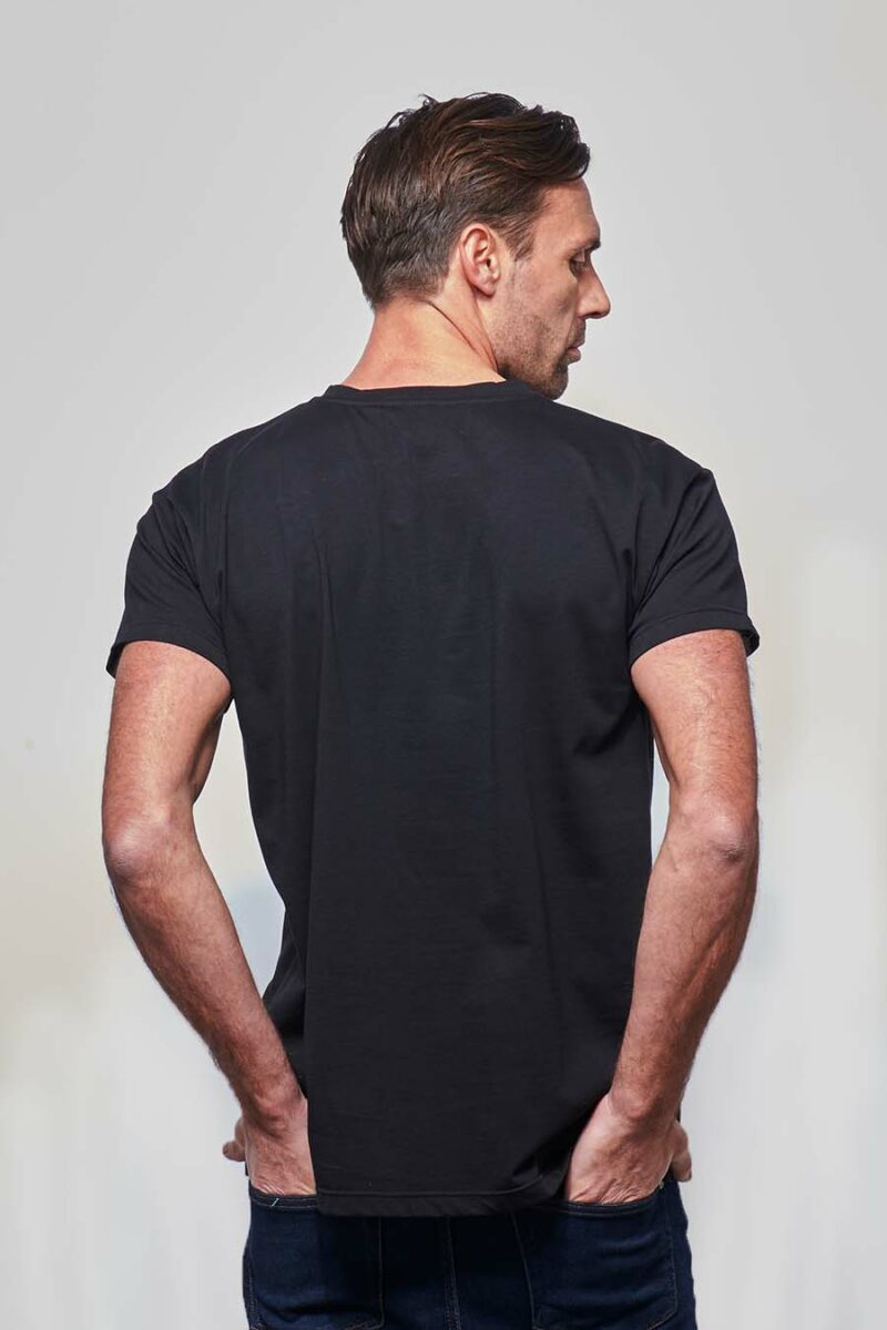 T-shirt classique homme made in France noir - FIL ROUGE