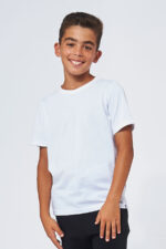 Tee-shirt Garçon made in France en coton bio AUGUST blanc - FIL ROUGE