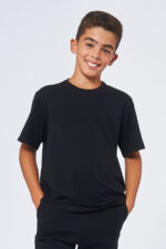 Tee-shirt Garçon made in France en coton bio ELIOTT noir - FIL ROUGE