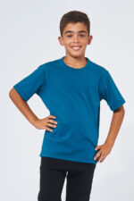 Tee-shirt Garçon made in France en coton bio ELIOTT petrole - FIL ROUGE