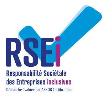 Logo RSEI responsabilité sociétale des entreprises inclusives