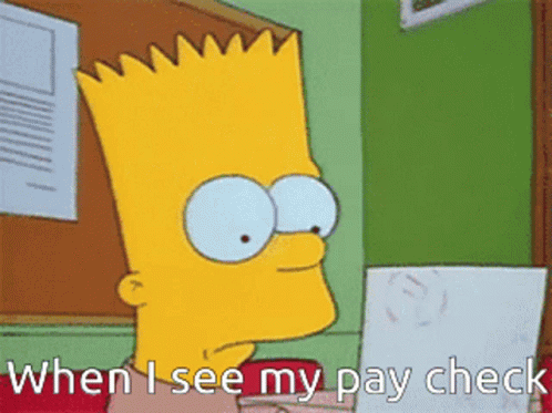 when i see my pay check simpson